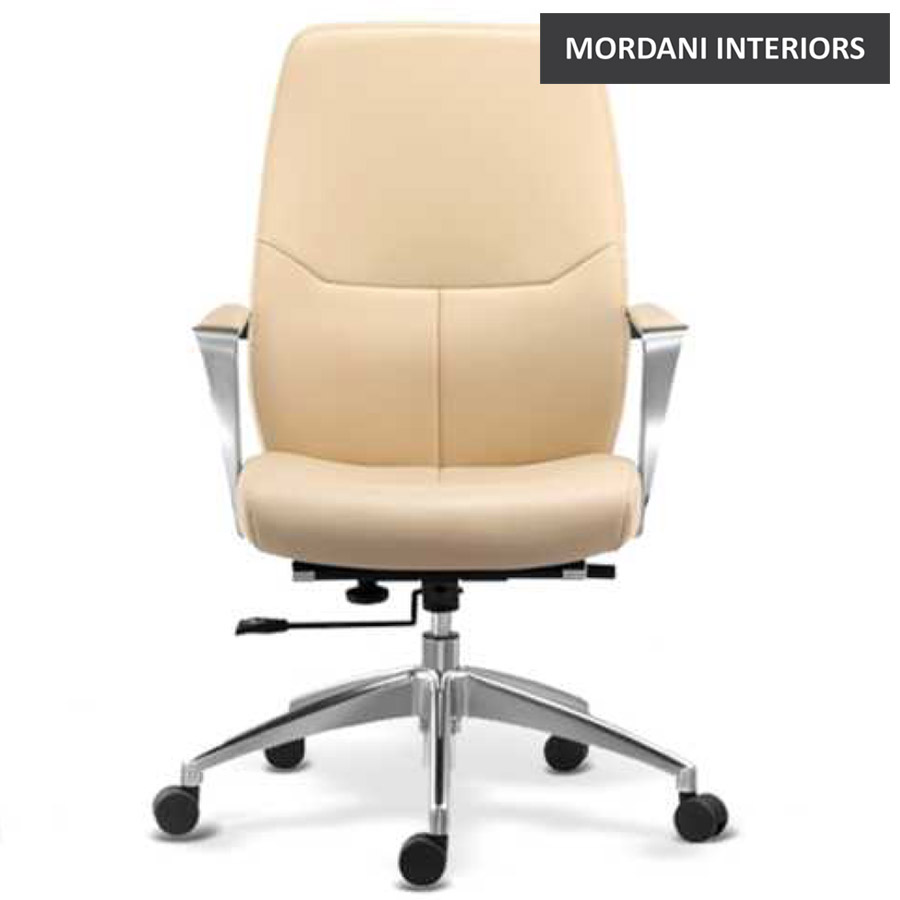 Tricia Mid Back 100% Genuine Leather Chair